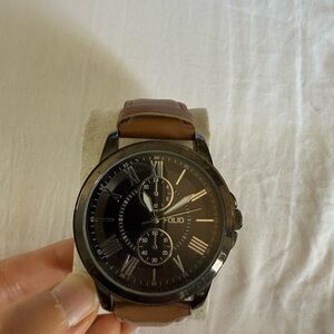 Black and Brown Men's Watch